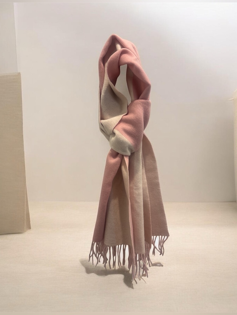 The Club Monaco Thisbe Foulards Wool Scarf Pink/Rose variation